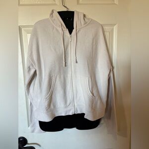 Old Navy Cream Zip-Up Hoodie